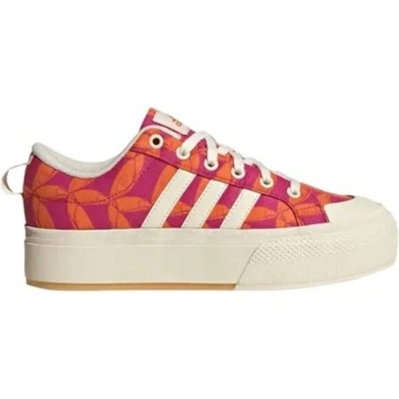 Adidas x Farm Rio Bravada 2.0 Platform Tropical Pink Orange Print Size 6 - Picture 1 of 10